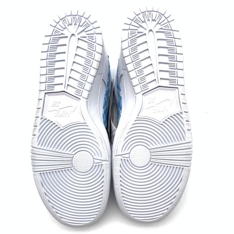 【中古美品】【メンズ】 Nicole Hause×Nike ニコールハウゼ ナイキ SB Dunk Low Pro FZ8802 100 ''Victory of The People UnivercityBlue'' スニーカー 靴 160-260502-ts-08-otoh カラー：ホワイト / ユニバーシティブルー 万代Net店