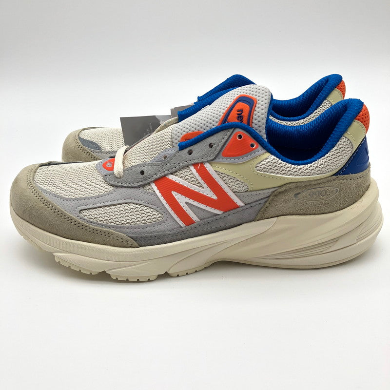 【中古美品】【メンズ】 KITH × New Balance キス ニューバランス KITH-NB-990V6-MSG-SD 990V6 Ronnie Fieg & MSG "Sanddrift" スニーカー 靴 160-260506-st-09-otoh カラー：サンドリフト 万代Net店
