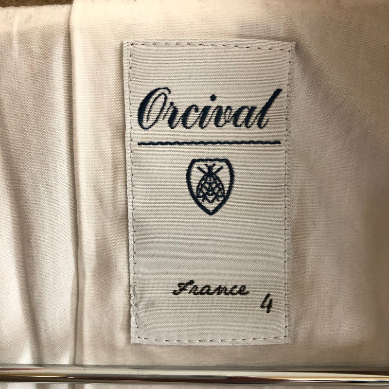 【中古品】【メンズ】 ORCIVAL オーシバル メルトンフード付きシングルジャケット RC-8357NGL ヘビーアウター 141-260512-sy-06-otoh サイズ：4 カラー：濃色ベージュ系 万代Net店