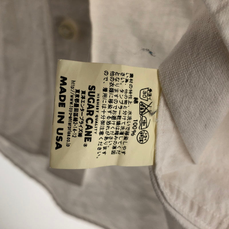 【中古品】【メンズ】 SUGER CANE シュガーケーン 長袖シャツ L/S シャツ ボタンダウンシャツ 145-260510-sy-05-otoh カラー：ホワイト系 万代Net店