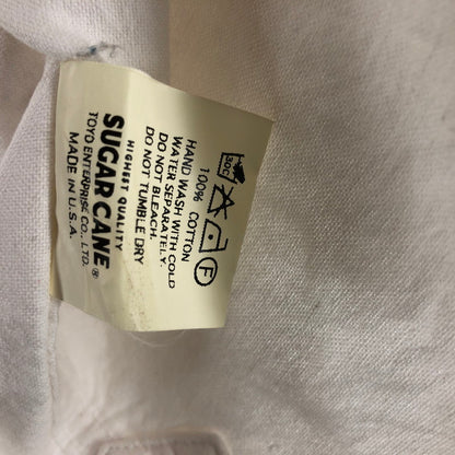 【中古品】【メンズ】 SUGER CANE シュガーケーン 長袖シャツ L/S シャツ ボタンダウンシャツ 145-260510-sy-05-otoh カラー：ホワイト系 万代Net店