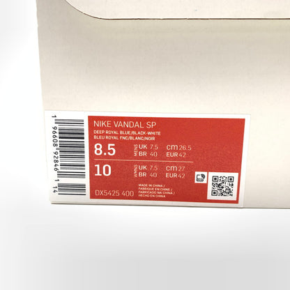 【中古美品】【メンズ】 NIKE×STUSSY ナイキ ステューシー DX5425-400 VANDAL SP"DEEP ROYAL BLUE" スニーカー 靴 160-260502-ts-10-otoh カラー：ディープロイヤルブルー/ブラック/ホワイト 万代Net店