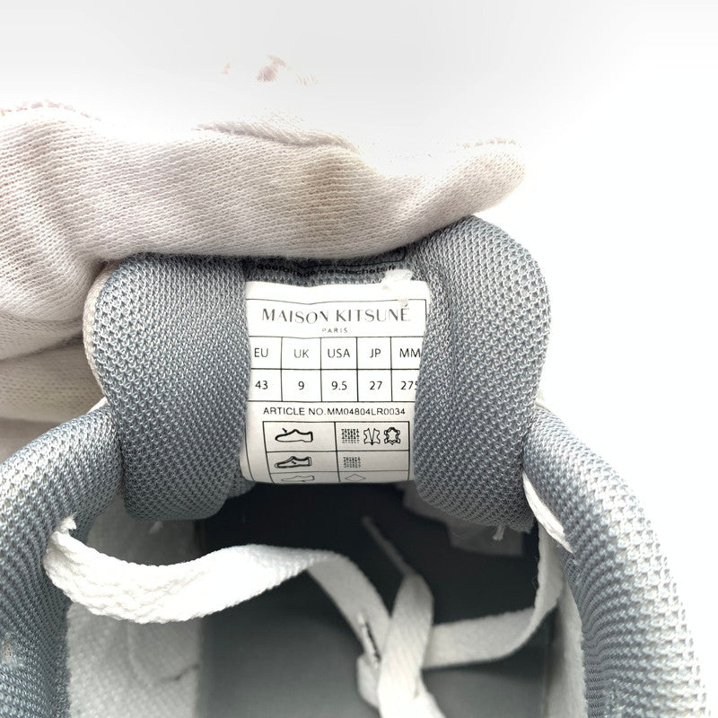 【中古美品】【メンズ】 Maison kitsune メゾン・キツネ CHIRU TRAINERS 靴 スニーカー 164-260427-ts-05-otoh サイズ：27 カラー：パティナグレー / シーソルト 万代Net店