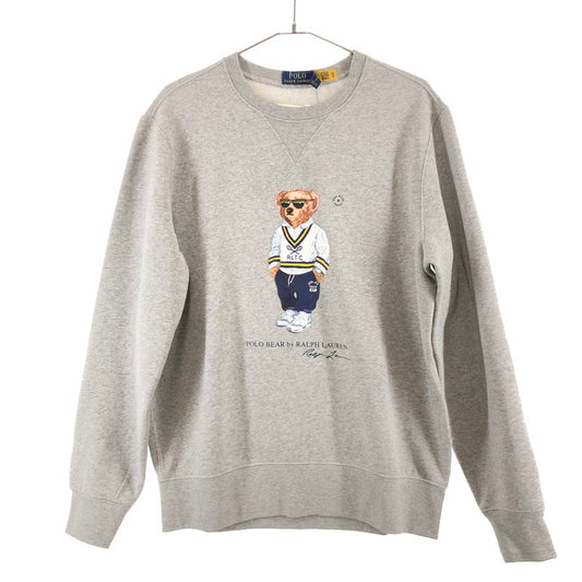 【中古美品】【メンズ】 POLO RALPH LAUREN Poloベアフリース スウェットシャツ ポロラルフローレン 145-260324-ts-10-otoh サイズ：M カラー：ヘザーグレー 万代Net店
