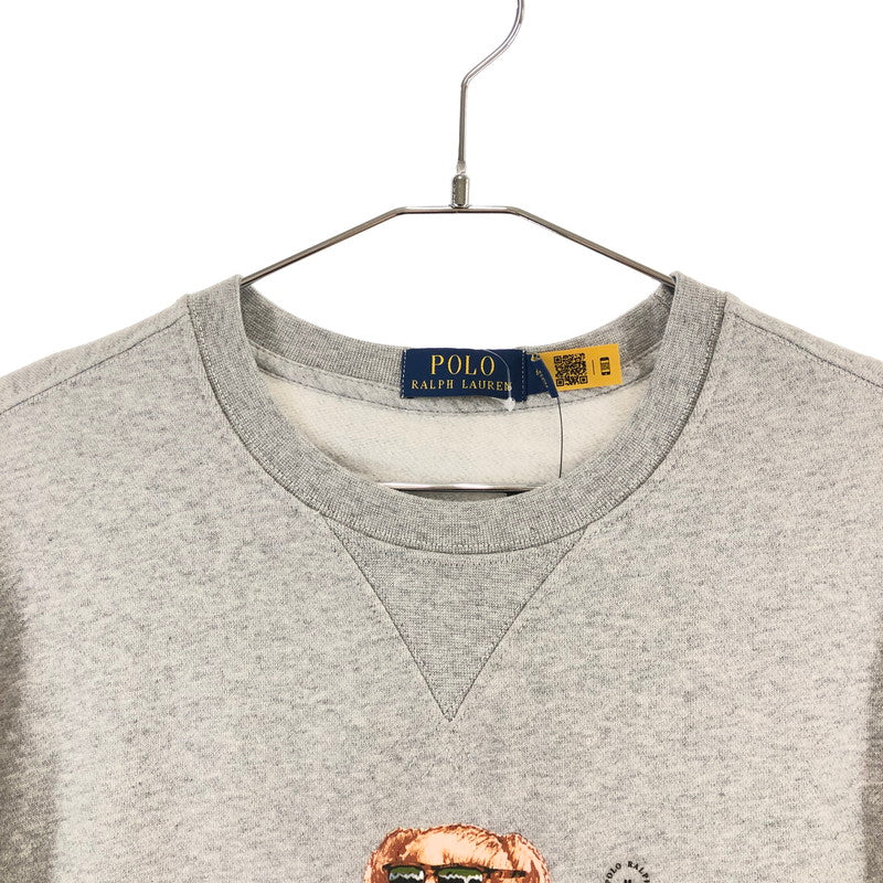 【中古美品】【メンズ】 POLO RALPH LAUREN Poloベアフリース スウェットシャツ ポロラルフローレン 145-260324-ts-10-otoh サイズ：M カラー：ヘザーグレー 万代Net店