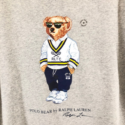 【中古美品】【メンズ】 POLO RALPH LAUREN Poloベアフリース スウェットシャツ ポロラルフローレン 145-260324-ts-10-otoh サイズ：M カラー：ヘザーグレー 万代Net店