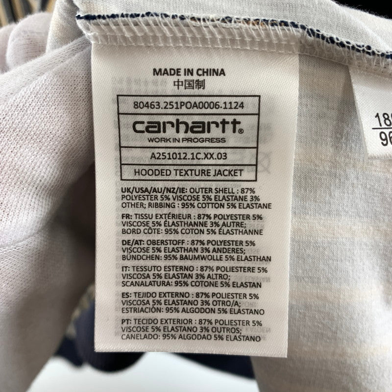 【中古美品】【メンズ】 Carhartt カーハート HOODED TEXTURE JACKET ジップアップ パーカー 145-260430-ts-08-otoh サイズ：L 万代Net店