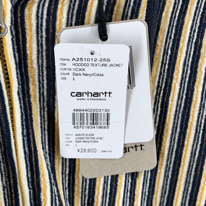 【中古美品】【メンズ】 Carhartt カーハート HOODED TEXTURE JACKET ジップアップ パーカー 145-260430-ts-08-otoh サイズ：L 万代Net店