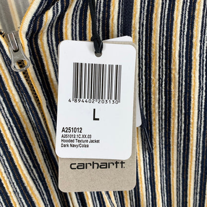【中古美品】【メンズ】 Carhartt カーハート HOODED TEXTURE JACKET ジップアップ パーカー 145-260430-ts-08-otoh サイズ：L 万代Net店