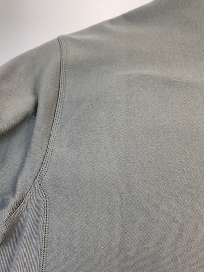 【現状渡し品】【メンズ】 CARHARTT WIP カーハートダブリューアイピー I027014 HALF ZIP AMERICAN SCRIPT SWEATSHIRT ハーフジップ スウェットシャツ 142-260104-zi-12-min サイズ：L カラー：グレー 万代Net店