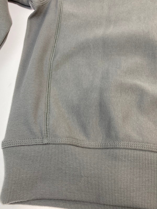 【現状渡し品】【メンズ】 CARHARTT WIP カーハートダブリューアイピー I027014 HALF ZIP AMERICAN SCRIPT SWEATSHIRT ハーフジップ スウェットシャツ 142-260104-zi-12-min サイズ：L カラー：グレー 万代Net店