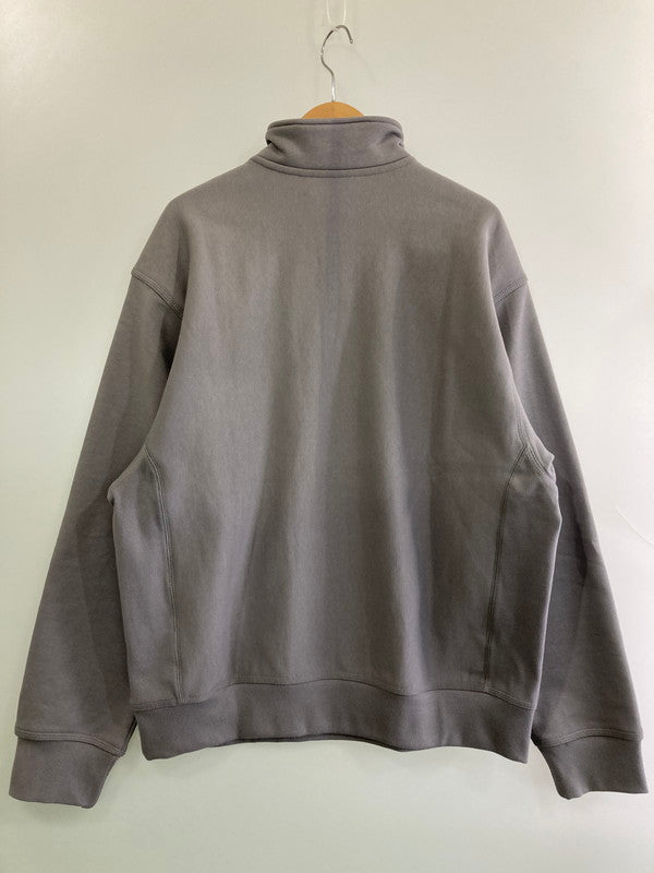 【現状渡し品】【メンズ】 CARHARTT WIP カーハートダブリューアイピー I027014 HALF ZIP AMERICAN SCRIPT SWEATSHIRT ハーフジップ スウェットシャツ 142-260104-zi-12-min サイズ：L カラー：グレー 万代Net店