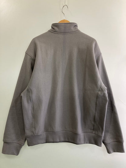 【現状渡し品】【メンズ】 CARHARTT WIP カーハートダブリューアイピー I027014 HALF ZIP AMERICAN SCRIPT SWEATSHIRT ハーフジップ スウェットシャツ 142-260104-zi-12-min サイズ：L カラー：グレー 万代Net店