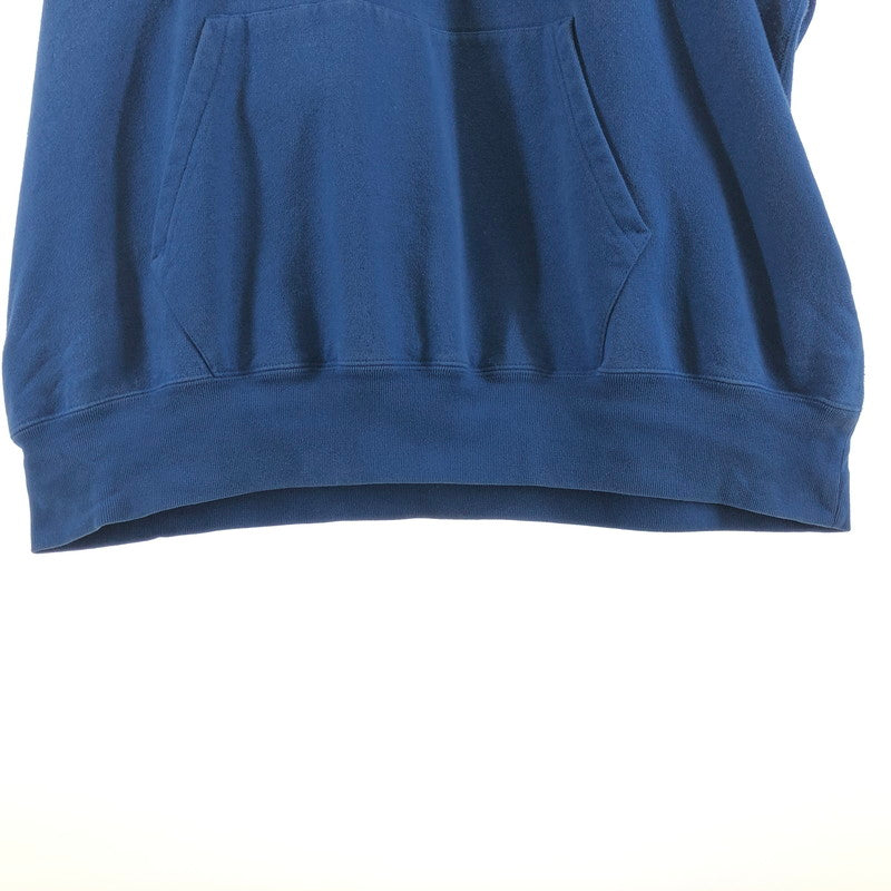 【中古品】【メンズ】 A BATHING APE ロゴ ベイプ ア ベイシング エイプ スウェットパーカー ブルー 142-260605-sm-01-otoh サイズ：2XL カラー：ブルー 万代Net店