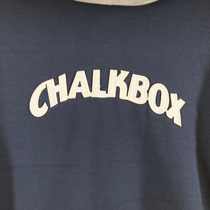 【中古品】【レディース】 CHALKBOX レイヤード風 配色プルオーバーパーカー 170-260707-sm-03-otoh カラー：ネイビー 万代Net店