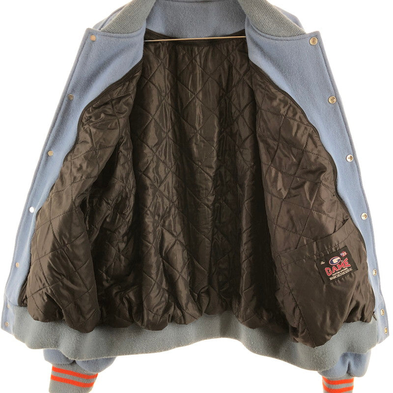 【中古品】【メンズ】 KEBOZ×JOURNAL STANDARD ケボズｘジャーナルスタンダード GAME SPORTSWEAR STANDARD スタジアムジャケット スタジャン 142-260511-sy-08-otoh カラー：ライトブルー系 万代Net店