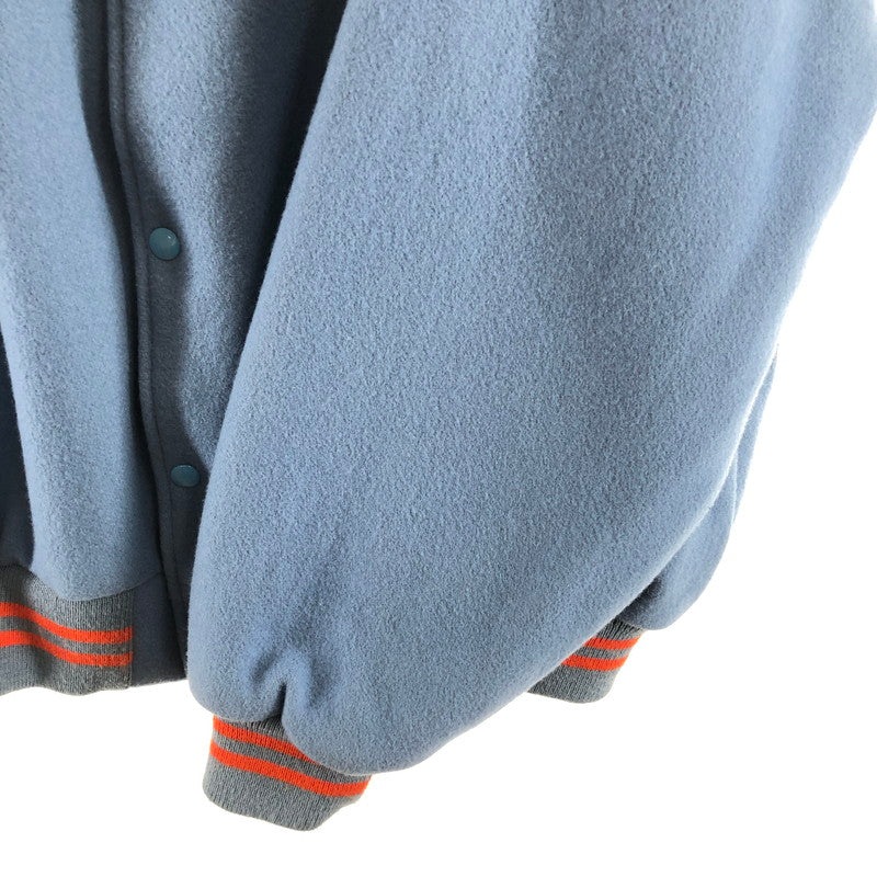 【中古品】【メンズ】 KEBOZ×JOURNAL STANDARD ケボズｘジャーナルスタンダード GAME SPORTSWEAR STANDARD スタジアムジャケット スタジャン 142-260511-sy-08-otoh カラー：ライトブルー系 万代Net店