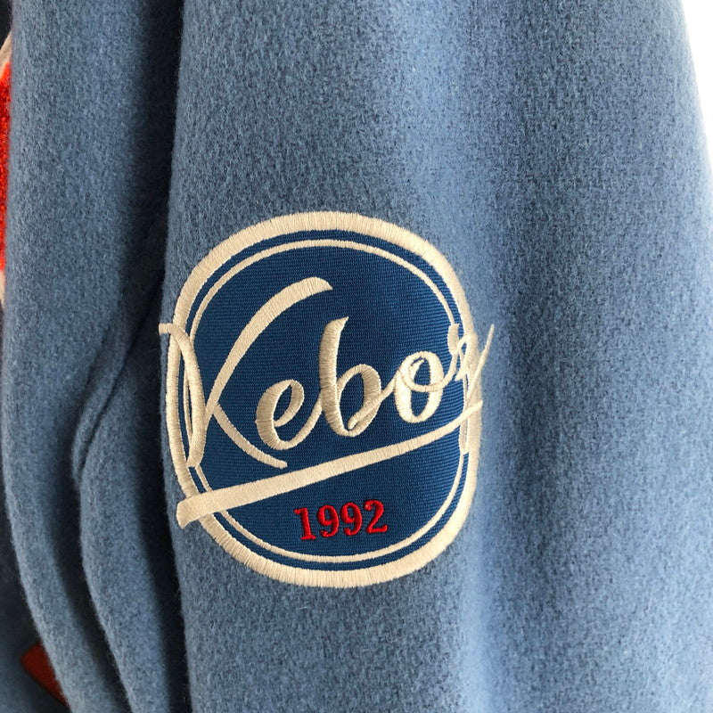【中古品】【メンズ】 KEBOZ×JOURNAL STANDARD ケボズｘジャーナルスタンダード GAME SPORTSWEAR STANDARD スタジアムジャケット スタジャン 142-260511-sy-08-otoh カラー：ライトブルー系 万代Net店