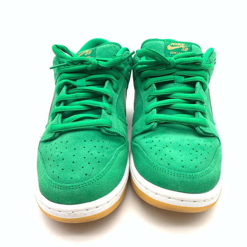 【中古品】【メンズ】 NIKE ナイキ SB BQ6817-303 DUNK LOW "ST.PATRICK'S DAY SHAMROCK" スニーカー 靴 160-260502-ts-07-otoh カラー：ラッキーグリーン / メタリックゴールド 万代Net店