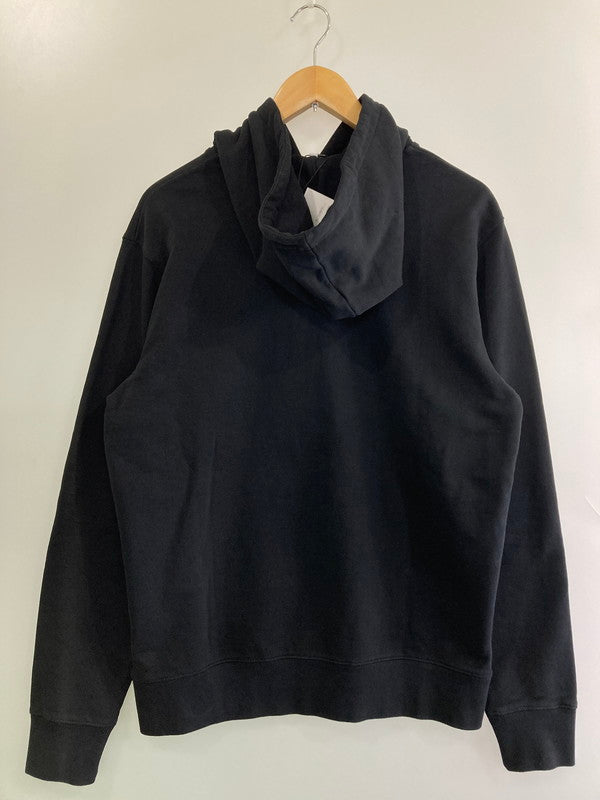 【中古品】【メンズ】 MAISON KITSUNE メゾンキツネ LW00702KM0001 FOX HEAD PATCH REGULAR HOODIE フーディ 140-260104-zi-11-min サイズ：L カラー：ブラック 万代Net店