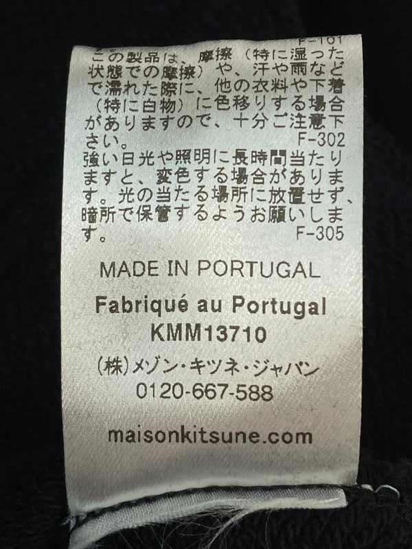 【中古品】【メンズ】 MAISON KITSUNE メゾンキツネ LW00702KM0001 FOX HEAD PATCH REGULAR HOODIE フーディ 140-260104-zi-11-min サイズ：L カラー：ブラック 万代Net店