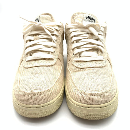 【中古美品】【メンズ】 NIKE×STUSSY ナイキ ステューシーCZ9084-200 AIR FORCE 1 LOW FOSSIL STONE スニーカー 靴 160-600501-ts-06-otoh カラー：フォッシルストーン 万代Net店
