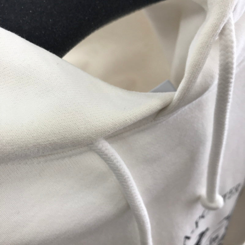 【中古品】【メンズ】 VETEMENTS ヴェトモン Black Label Logo Hoodie ブラック レーベル ロゴ フーディー カラーWhite サイズS 141-260716-ky-02-fuz 万代Net店