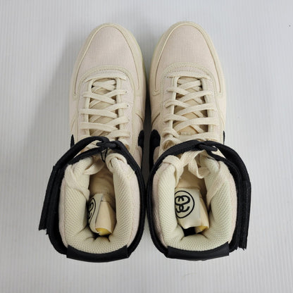 【中古美品】【メンズ】 NIKE ナイキ × STUSSY ステューシー VANDAL SP DX5425-200 バンダル スペシャル コラボ スニーカー シューズ 靴 160-250429-ay-01-izu サイズ：28.5cm カラー：FOSSIL/BLACK-FOSSIL 万代Net店