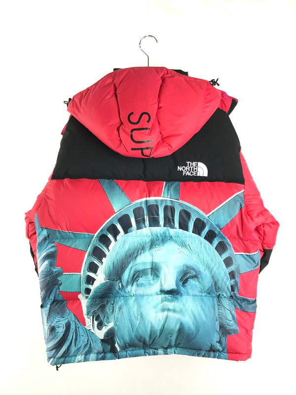 【中古品】【メンズ】 Supreme シュプリーム × THE NORTH FACE コラボ ND91901 ステイツ オブ リバティー バルトロ ジャケット アウター 149-251107-rt-18-tag サイズ：M カラー：レッド 万代Net店