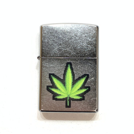 【中古美品】【メンズ】 ZIPPO ジッポ Z207-112484 DIGITAL WEED 23年製 オイルライター 206-250927-gm-21-fuz カラー：シルバー 万代Net店