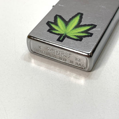 【中古美品】【メンズ】 ZIPPO ジッポ Z207-112484 DIGITAL WEED 23年製 オイルライター 206-250927-gm-21-fuz カラー：シルバー 万代Net店