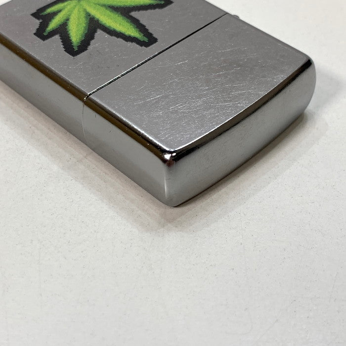 【中古美品】【メンズ】 ZIPPO ジッポ Z207-112484 DIGITAL WEED 23年製 オイルライター 206-250927-gm-21-fuz カラー：シルバー 万代Net店