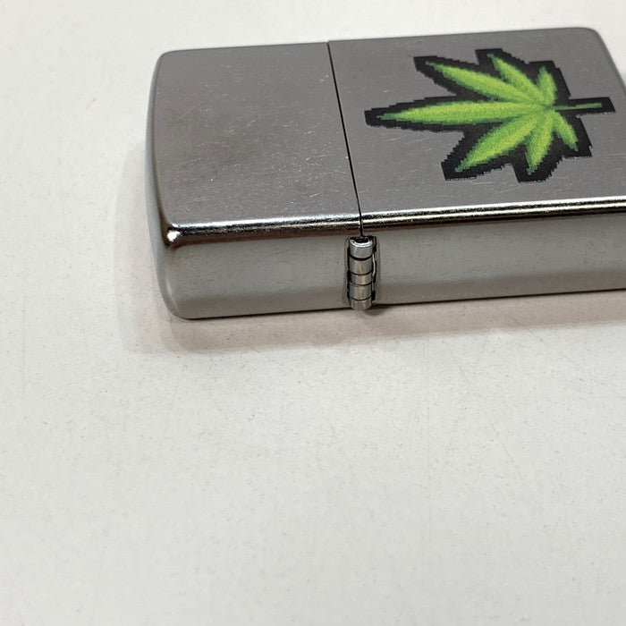 【中古美品】【メンズ】 ZIPPO ジッポ Z207-112484 DIGITAL WEED 23年製 オイルライター 206-250927-gm-21-fuz カラー：シルバー 万代Net店