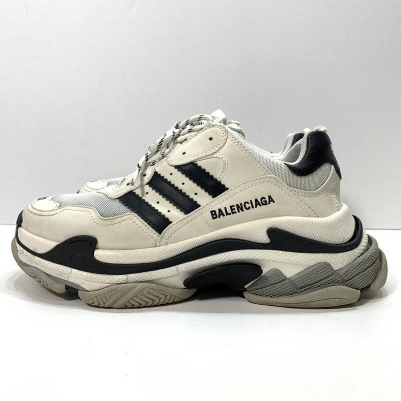 【中古品】【メンズ】 ADIDAS BALENCIAGA バレンシアガ x アディダス  ADIDAS コラボ トリプル S スニーカー  TRIPLE S SNEAKERS 161-250302-nm-04-fuz サイズ：42（27.5cm） カラー：ホワイト 万代Net店