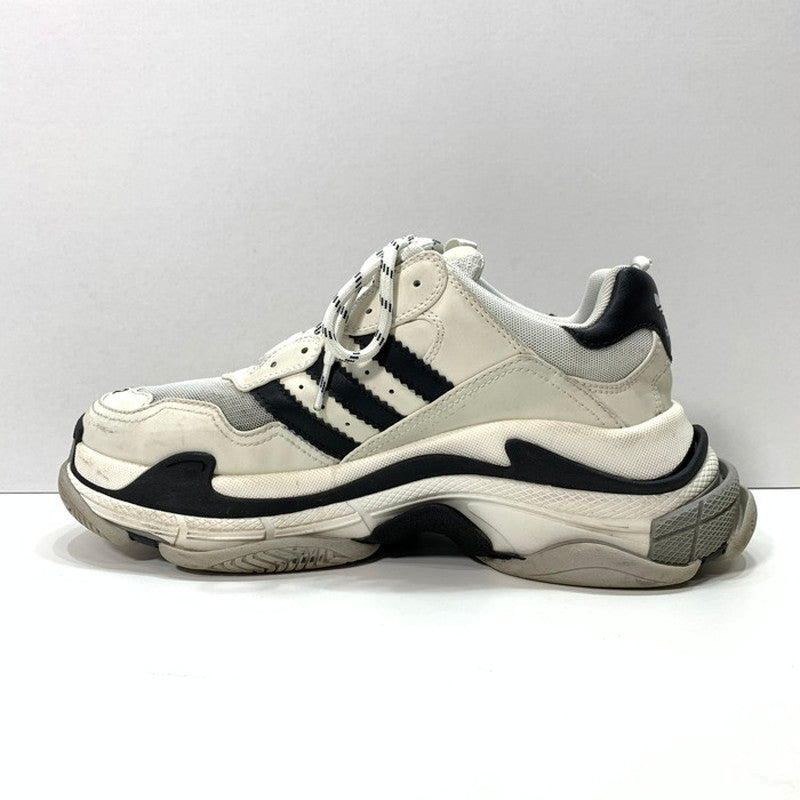 【中古品】【メンズ】 ADIDAS BALENCIAGA バレンシアガ x アディダス  ADIDAS コラボ トリプル S スニーカー  TRIPLE S SNEAKERS 161-250302-nm-04-fuz サイズ：42（27.5cm） カラー：ホワイト 万代Net店