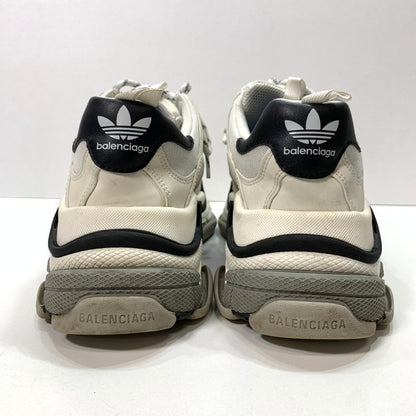 【中古品】【メンズ】 ADIDAS BALENCIAGA バレンシアガ x アディダス  ADIDAS コラボ トリプル S スニーカー  TRIPLE S SNEAKERS 161-250302-nm-04-fuz サイズ：42（27.5cm） カラー：ホワイト 万代Net店