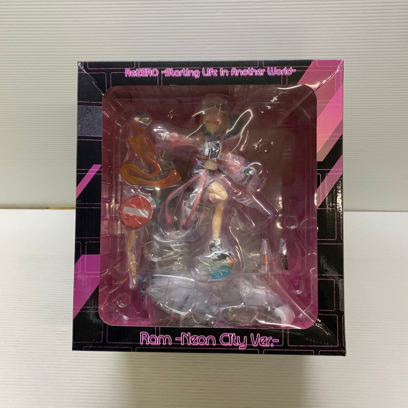 【中古品】 ゼロから始める異世界生活 ラム NEON CITY 美少女 フィギュア 053-260407-em-15-min 万代Net店