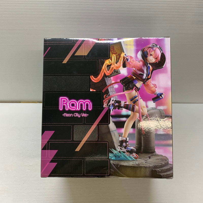 【中古品】 ゼロから始める異世界生活 ラム NEON CITY 美少女 フィギュア 053-260407-em-15-min 万代Net店