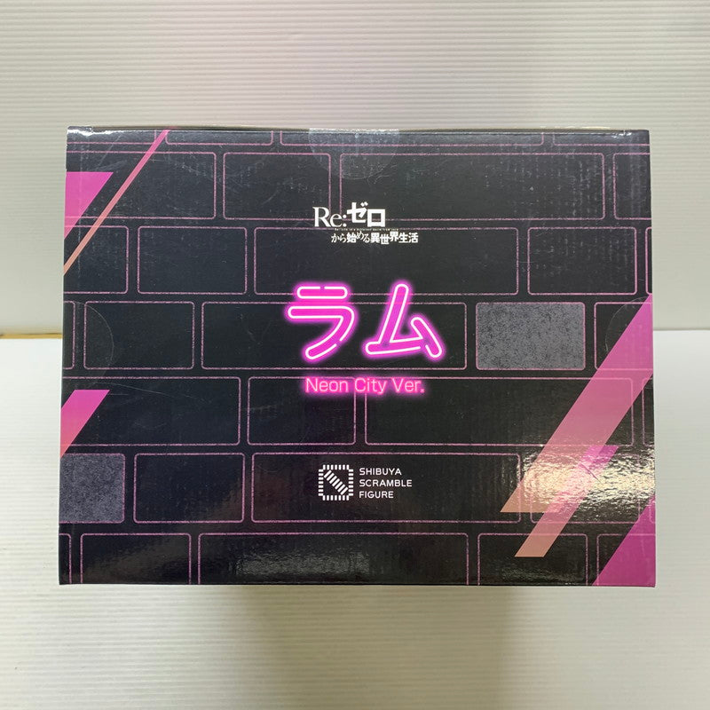 【中古品】 ゼロから始める異世界生活 ラム NEON CITY 美少女 フィギュア 053-260407-em-15-min 万代Net店