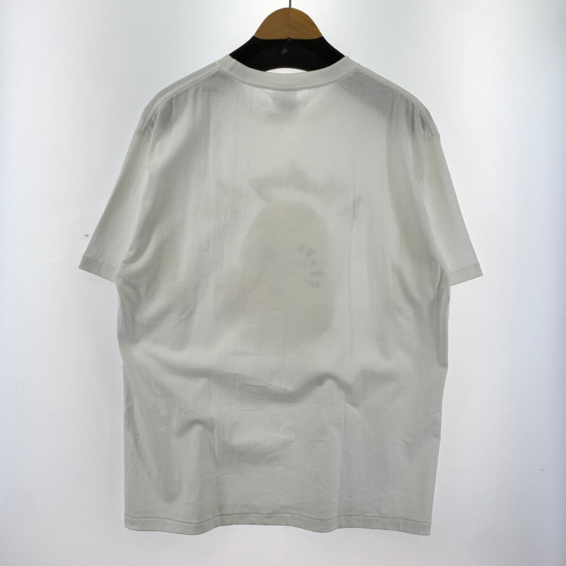 【中古品】【メンズ】 A BATHING APE ア ベイシング エイプ 1K72110146 JAPANESE PEONY TEE "WHITE" 和柄 半袖 Tシャツ トップス 古着 142-250904-mh-07-fuz サイズ：XL カラー：ホワイト 万代Net店