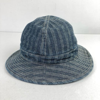 【中古品】【メンズ】 BOWWOW バウワウ HERRING BONE DENIM HAT ヘリンボーン デニムハット 帽子 185-260130-ky-10-fuz サイズ：L カラー：ネイビー 万代Net店