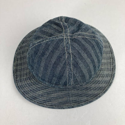 【中古品】【メンズ】 BOWWOW バウワウ HERRING BONE DENIM HAT ヘリンボーン デニムハット 帽子 185-260130-ky-10-fuz サイズ：L カラー：ネイビー 万代Net店