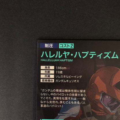 【中古品】 ガンダムアーセナルベース ハレルヤ・ハプティズム PR-133 PR トレーディングカード 078-260702-SH-22-hon 万代Net店