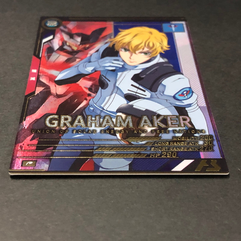 【中古品】 ガンダムアーセナルベース グラハム・エーカー LX03-090 P トレーディングカード 078-260702-SH-23-hon 万代Net店