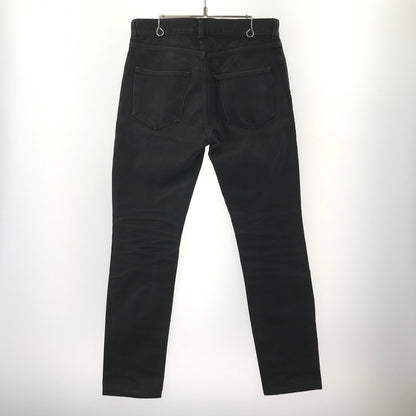 【中古品】【メンズ】 SAINT LAURENT サンローラン コーティング デニム スキニー パンツ D02 M/SK-LW 527389 YA867 （SSA) 158-240930-nm-6-fuz サイズ：28 カラー：ブラック 万代Net店