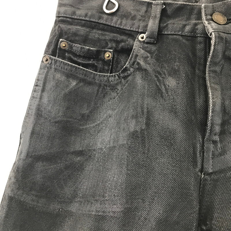 【中古品】【メンズ】 SAINT LAURENT サンローラン コーティング デニム スキニー パンツ D02 M/SK-LW 527389 YA867 （SSA) 158-240930-nm-6-fuz サイズ：28 カラー：ブラック 万代Net店