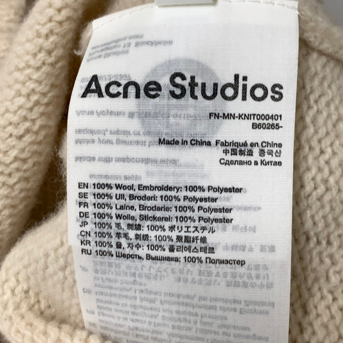 【中古品】【メンズ】 ACNE STUDIOS アクネストゥディオズ ニットセーター トップス ブランド 古着 オーバーサイズ 141-250316-gm-09-fuz サイズ：XL カラー：クリーム 万代Net店