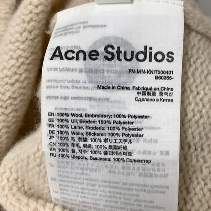 【中古品】【メンズ】 ACNE STUDIOS アクネストゥディオズ ニットセーター トップス ブランド 古着 オーバーサイズ 141-250316-gm-09-fuz サイズ：XL カラー：クリーム 万代Net店