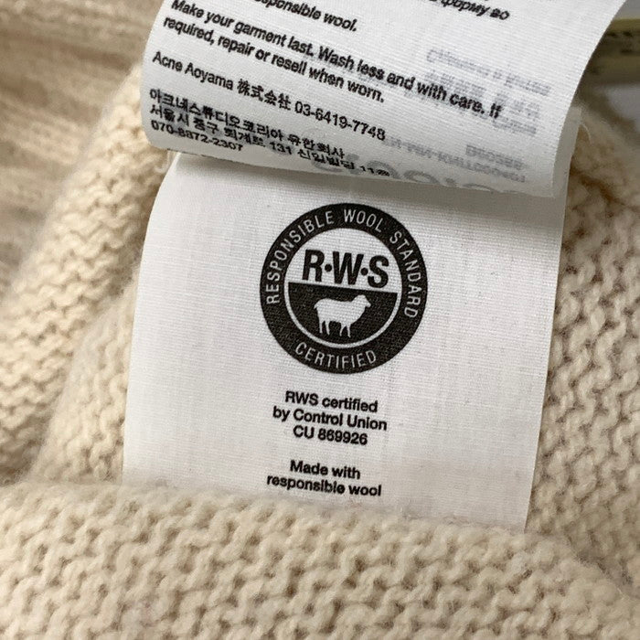 【中古品】【メンズ】 ACNE STUDIOS アクネストゥディオズ ニットセーター トップス ブランド 古着 オーバーサイズ 141-250316-gm-09-fuz サイズ：XL カラー：クリーム 万代Net店