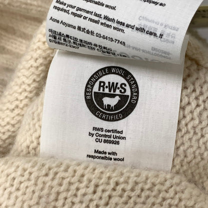 【中古品】【メンズ】 ACNE STUDIOS アクネストゥディオズ ニットセーター トップス ブランド 古着 オーバーサイズ 141-250316-gm-09-fuz サイズ：XL カラー：クリーム 万代Net店